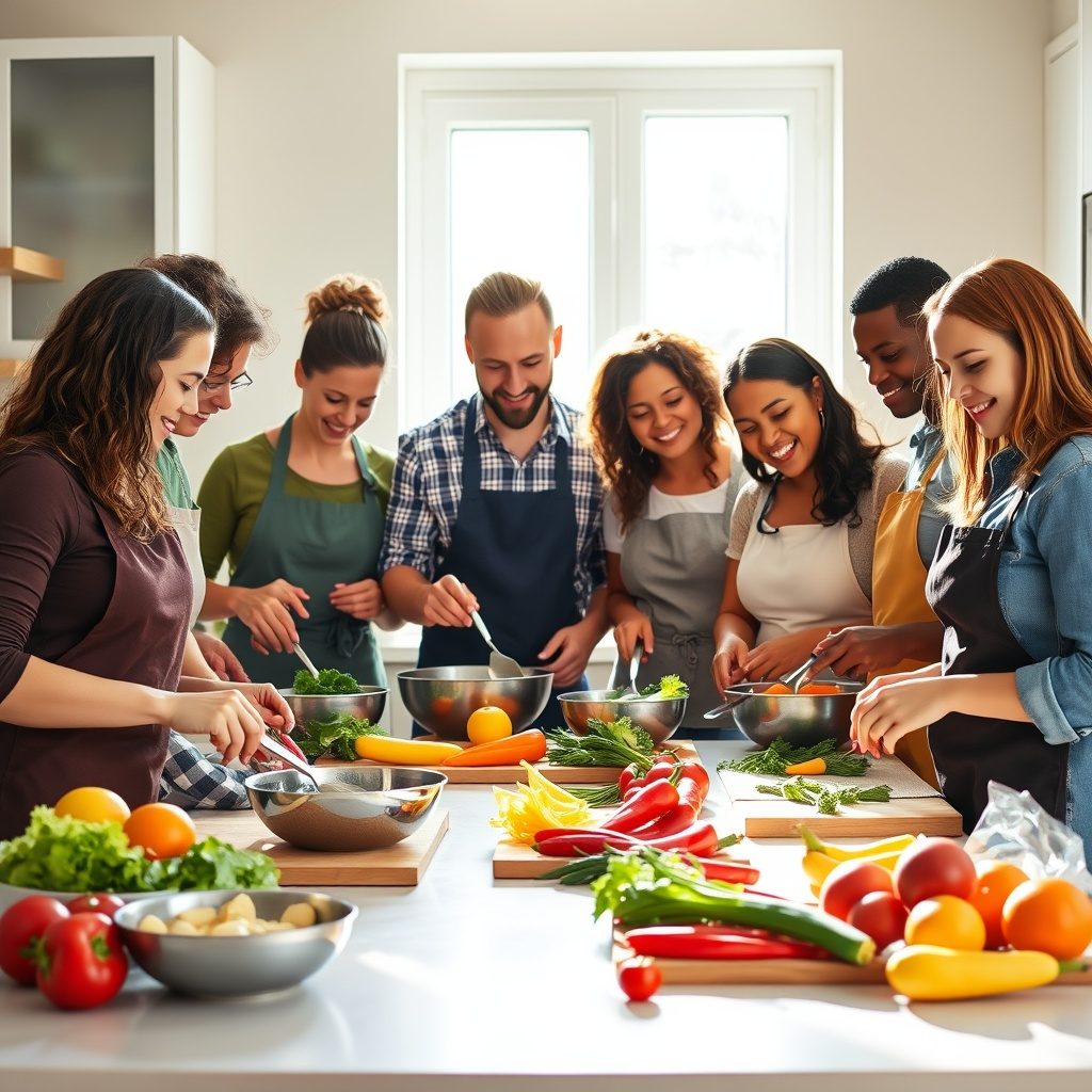 Cooking class at Cook School
