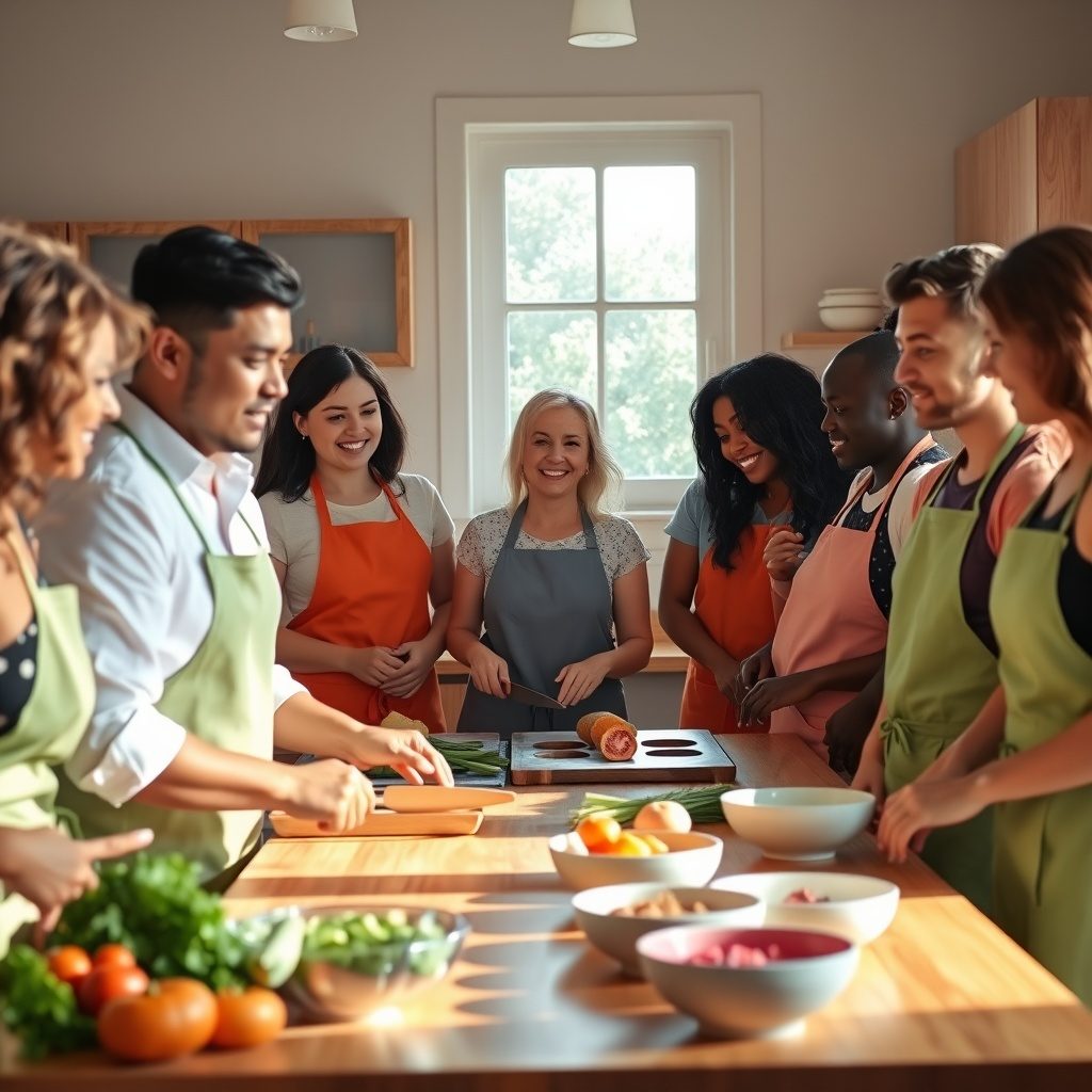 Healthy meal prep cooking class